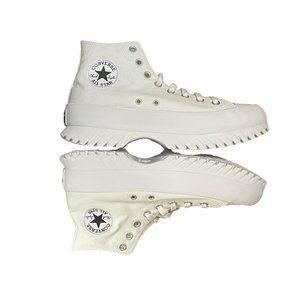 Converse Chuck Taylor All Star Lugged 2.0 High Top White Womens Size 11
